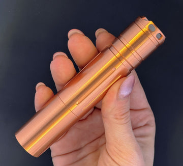 Convoy - S2+ 18650 Copper GLOSSY Cu Flashlight - No Branding