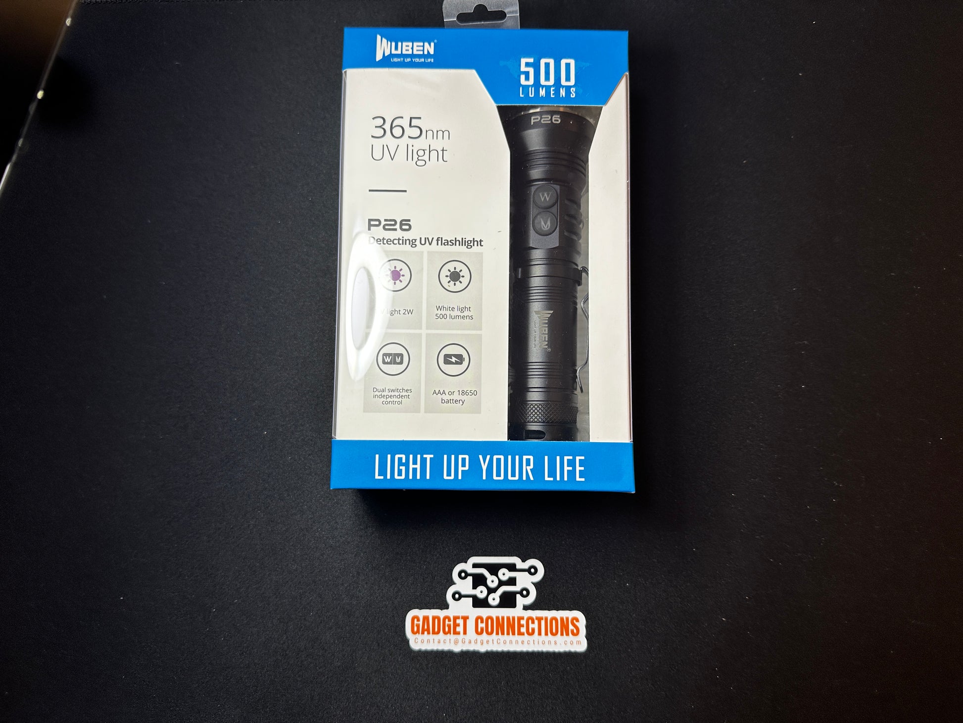 Lampe Torche UV Wuben P26 – 500 Lumens – NYCTALOPE
